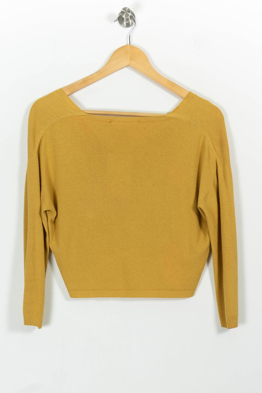 Cardigan Jaune - Taille XS/34 de la marque La Fée Maraboutée | PARAD97379 - Vendu par Paradigme - Image 4