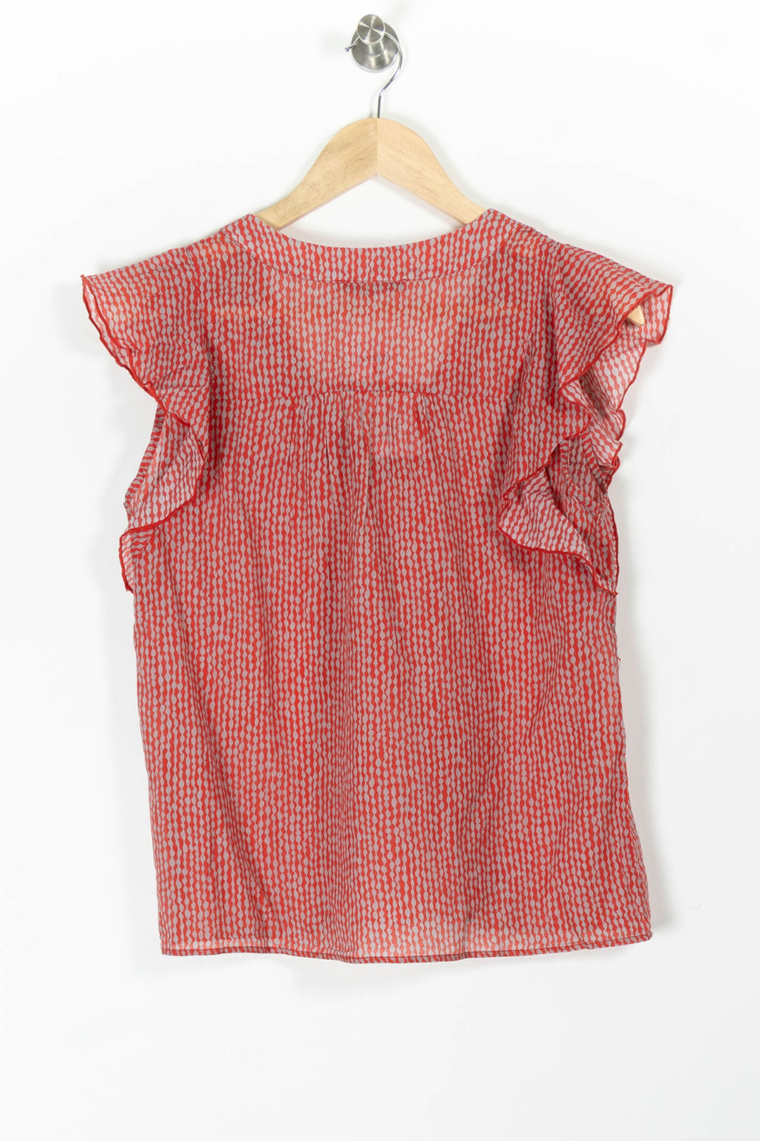 Blouse Rouge et Blanche - Taille XS/34 de la marque Sud express | PARAD97385 - Vendu par Paradigme - Image 4