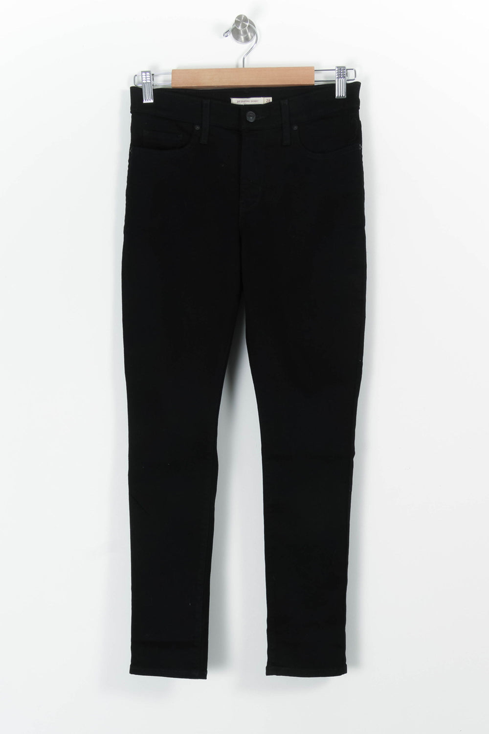 Jean Slim Noir - Taille M/38 de la marque Levi's | PARAD97398 - Vendu par Paradigme - Image 2