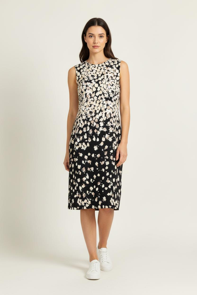 Robe Noire et Beige - Taille XL/42 de la marque Gerard Darel | PARAD97406 - Vendu par Paradigme - Image 1