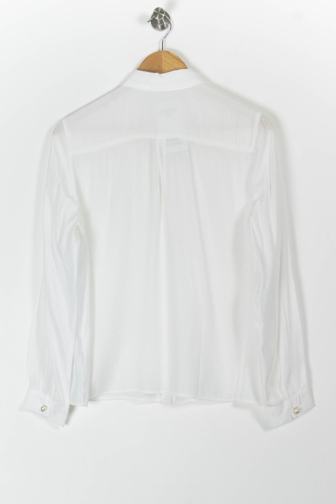 Blouse Blanche - Taille L/40 de la marque Claudie Pierlot | PARAD97411 - Vendu par Paradigme - Image 4
