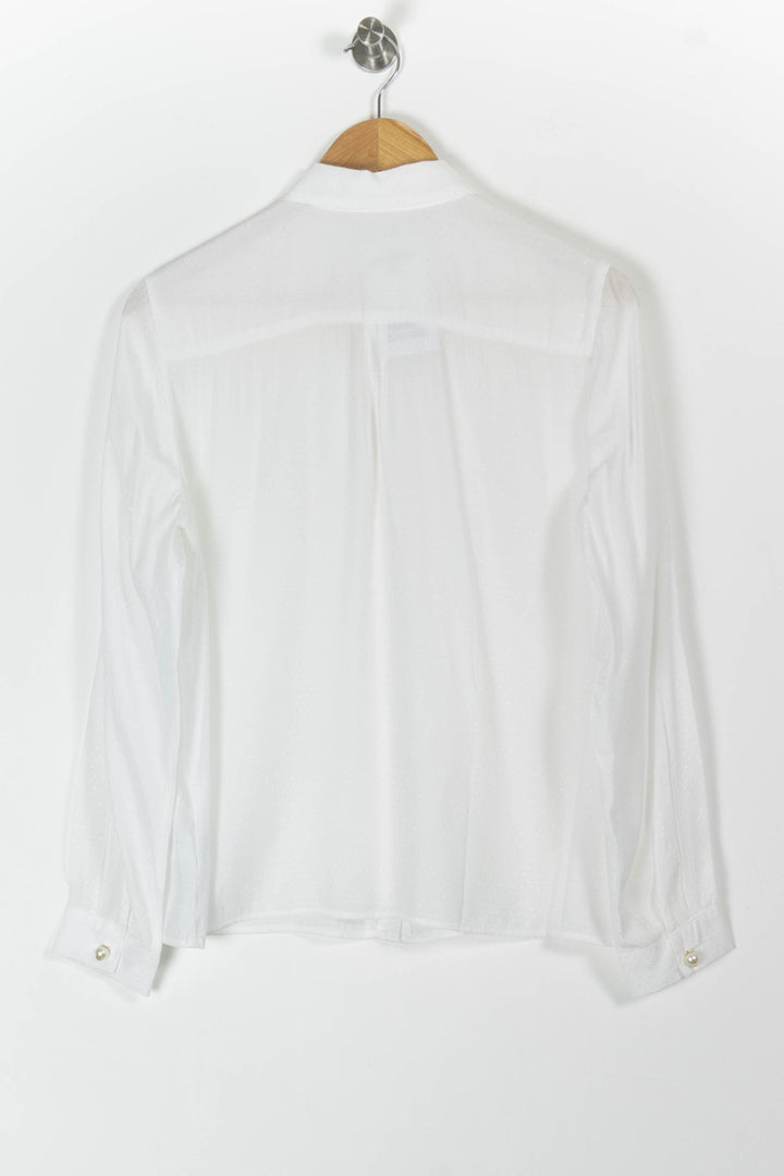 Blouse Blanche - Taille L/40 de la marque Claudie Pierlot | PARAD97411 - Vendu par Paradigme - Image 4