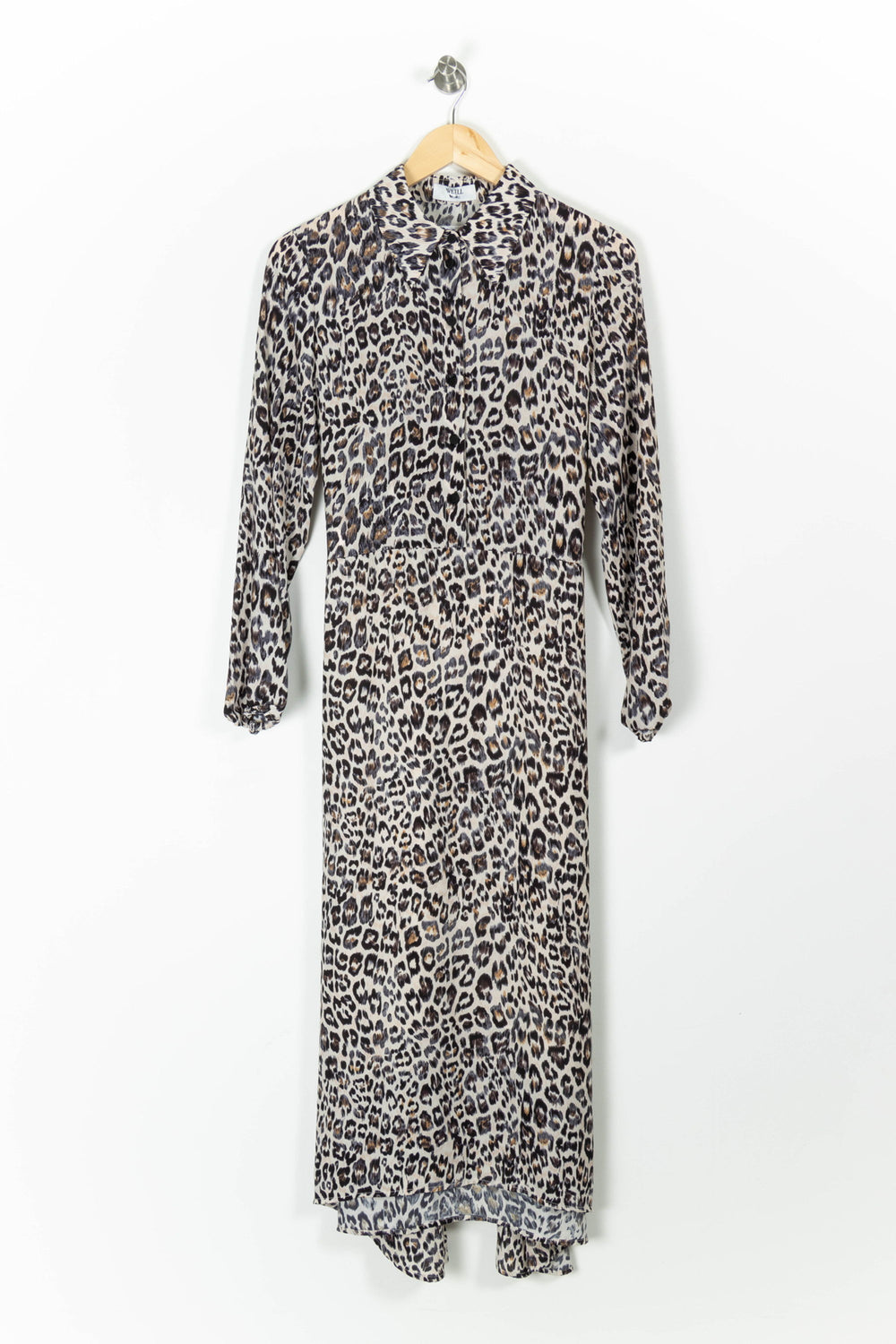 Robe Longue Léopard Beige et Noir - Taille L/40 de la marque Weill | PARAD97415 - Vendu par Paradigme - Image 2