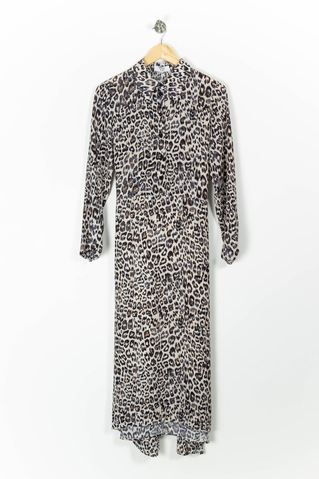 Robe Longue Léopard Beige et Noir - Taille L/40 de la marque Weill | PARAD97415 - Vendu par Paradigme - Image 2