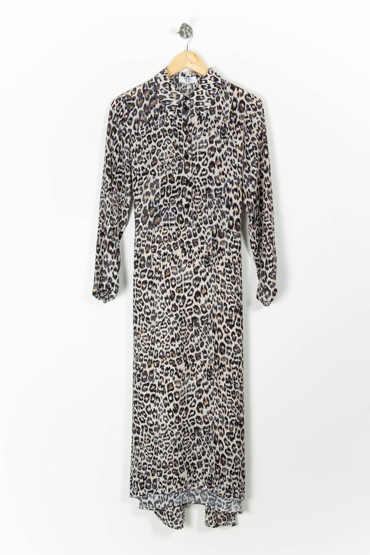 Robe Longue Léopard Beige et Noir - Taille L/40 de la marque Weill | PARAD97415 - Vendu par Paradigme - Image 2