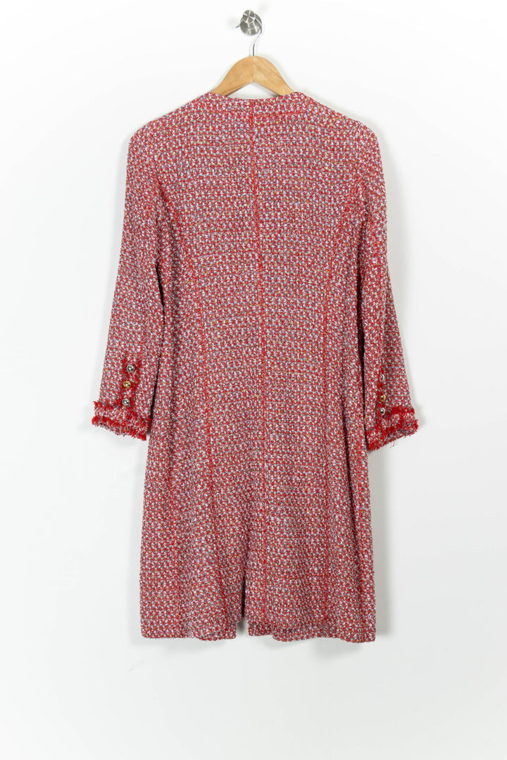 Manteau Long Rouge et Blanc - Taille XL/42 de la marque Weill | PARAD97417 - Vendu par Paradigme - Image 4