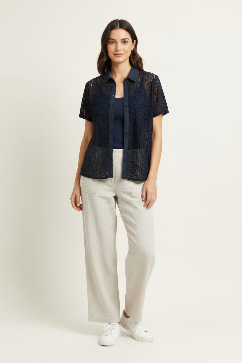 Chemise Bleu - Taille XXL/44 de la marque La Fée Maraboutée | PARAD97418 - Vendu par Paradigme - Image 1