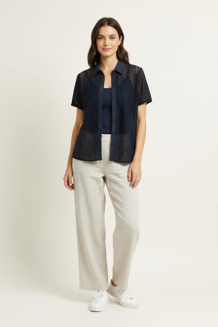 Chemise Bleu - Taille XXL/44 de la marque La Fée Maraboutée | PARAD97418 - Vendu par Paradigme - Image 1