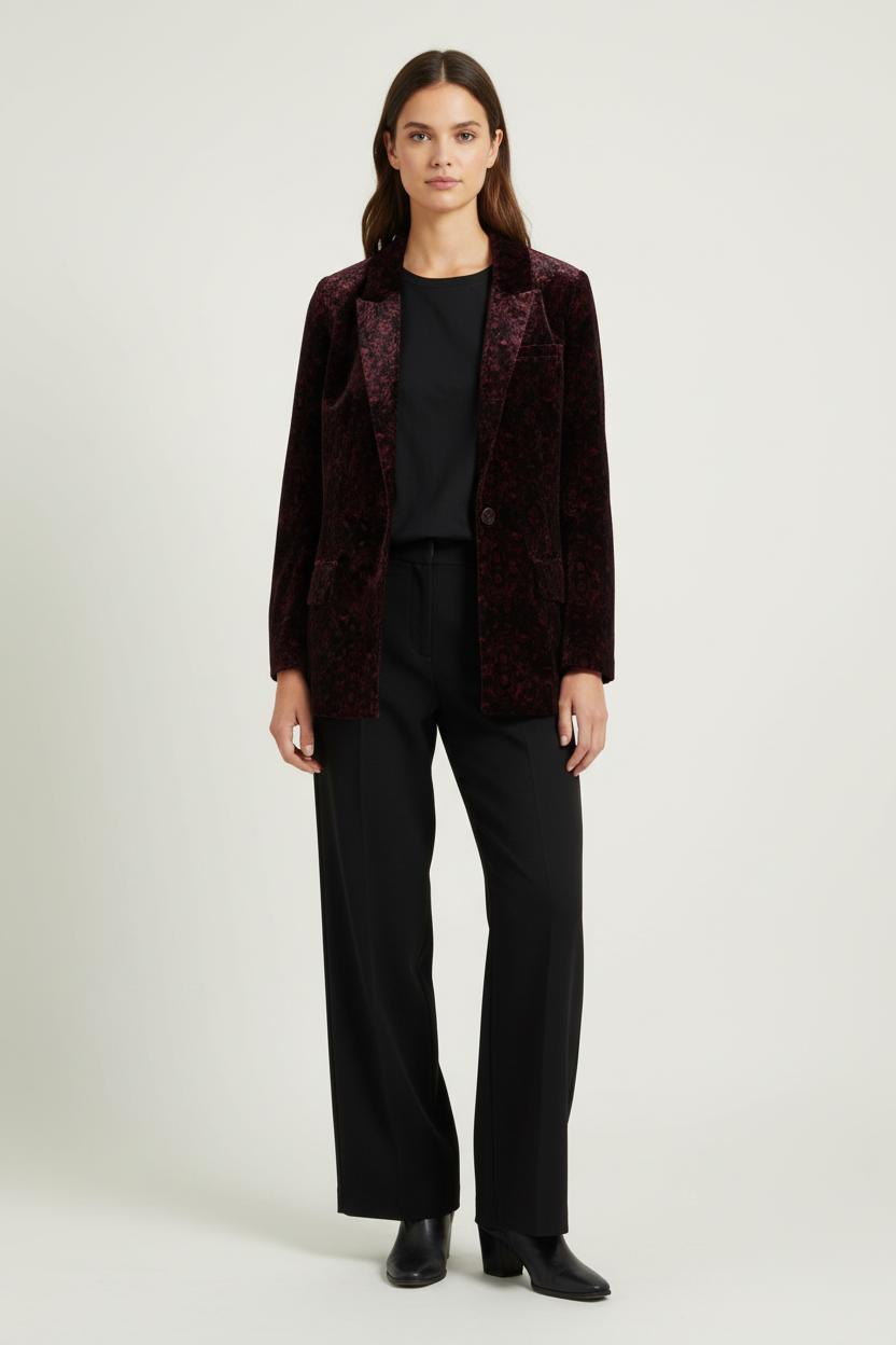 Blazer Bordeaux - Taille XS/34 de la marque Bérénice | PARAD97423 - Vendu par Paradigme - Image 1
