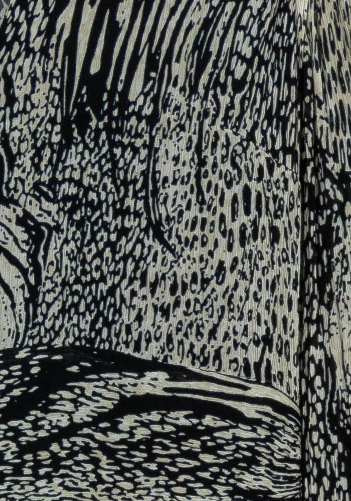 Robe Longue Noire et Blanche - Taille L/40 de la marque ZAPA | PARAD97427 - Vendu par Paradigme - Image 3