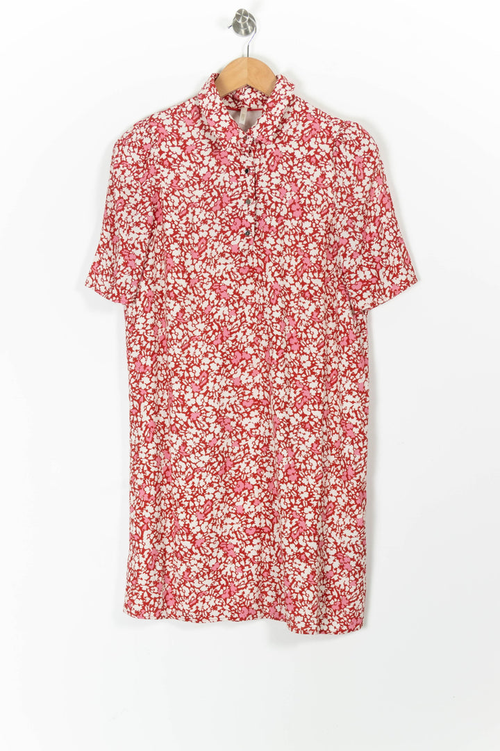 Robe Midi Rouge et Blanche - Taille L/40 de la marque I.Code | PARAD97434 - Vendu par Paradigme - Image 2