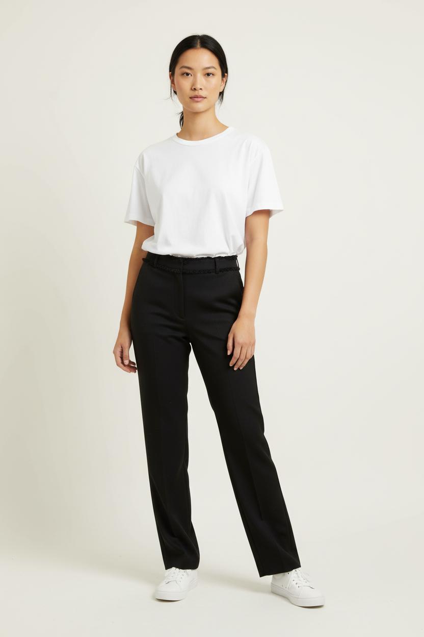 Pantalon Noir - Taille M/38 de la marque Sandro | PARAD97436 - Vendu par Paradigme - Image 1