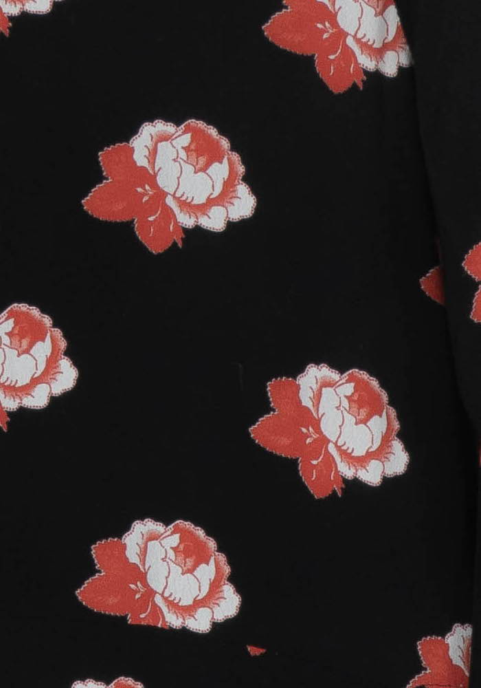 Robe Patineuse Noire et Rouge - Taille S/36 de la marque Ganni | PARAD97438 - Vendu par Paradigme - Image 3