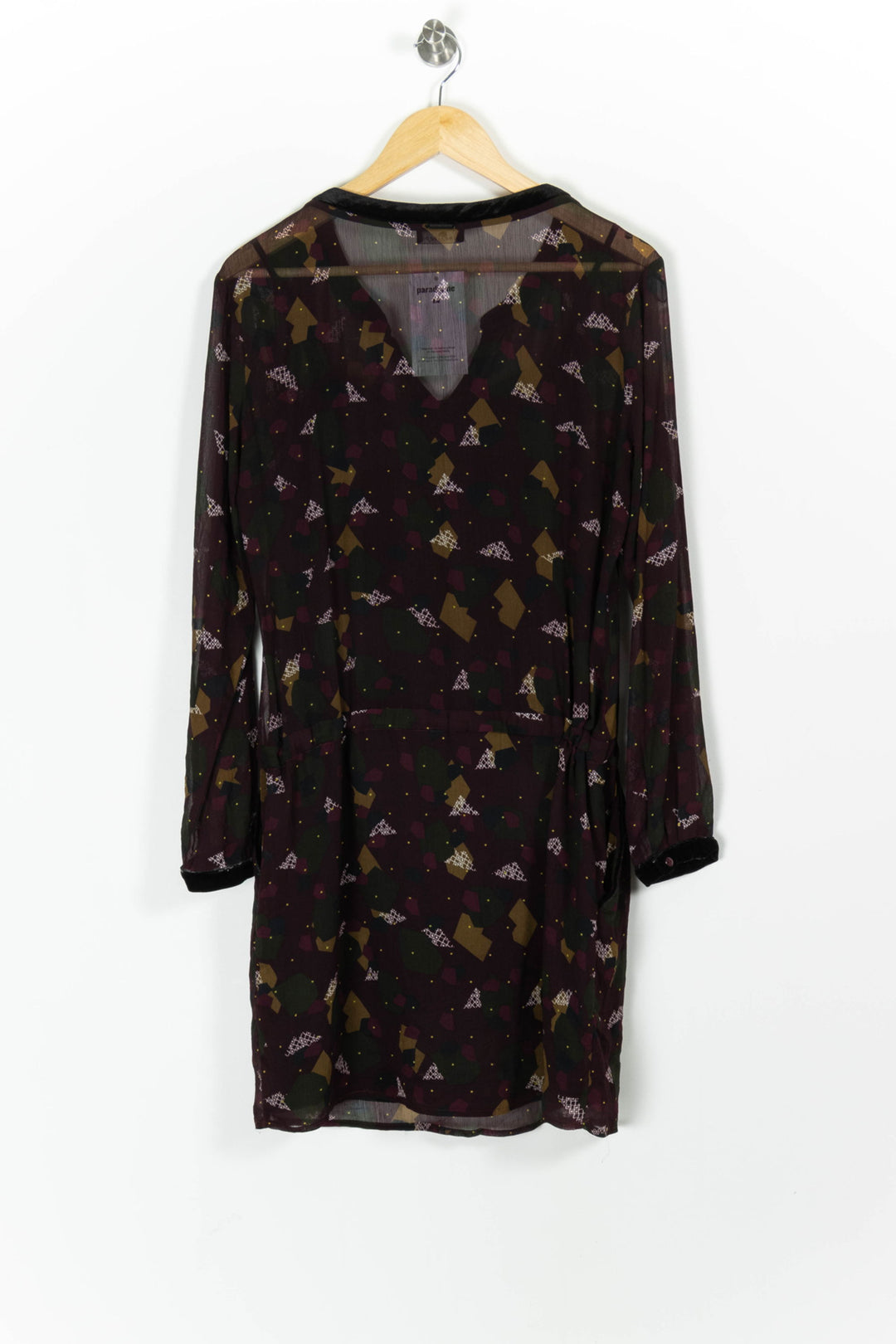 Robe Courte Bordeaux et Kaki - Taille M/38 de la marque One Step | PARAD97439 - Vendu par Paradigme - Image 4