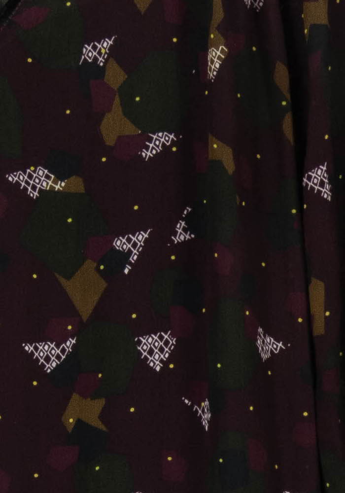 Robe Courte Bordeaux et Kaki - Taille M/38 de la marque One Step | PARAD97439 - Vendu par Paradigme - Image 3