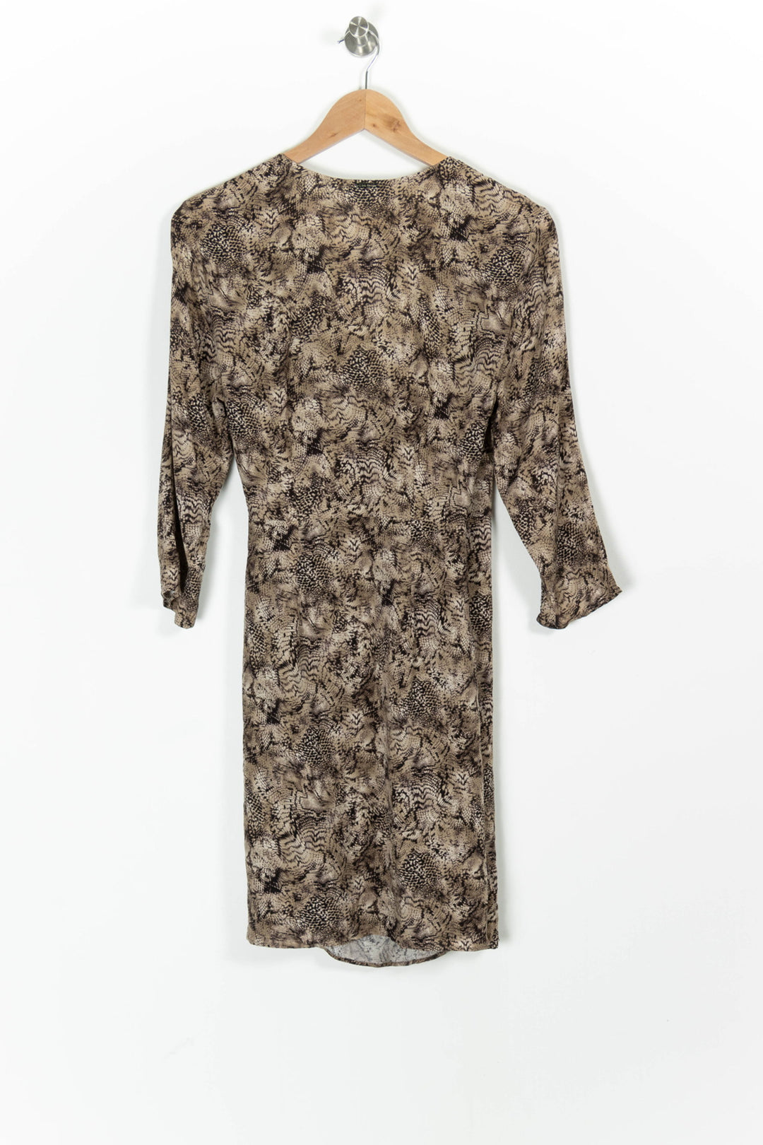 Robe portefeuille marron - Taille M/38 de la marque One Step | PARAD97443 - Vendu par Paradigme - Image 4