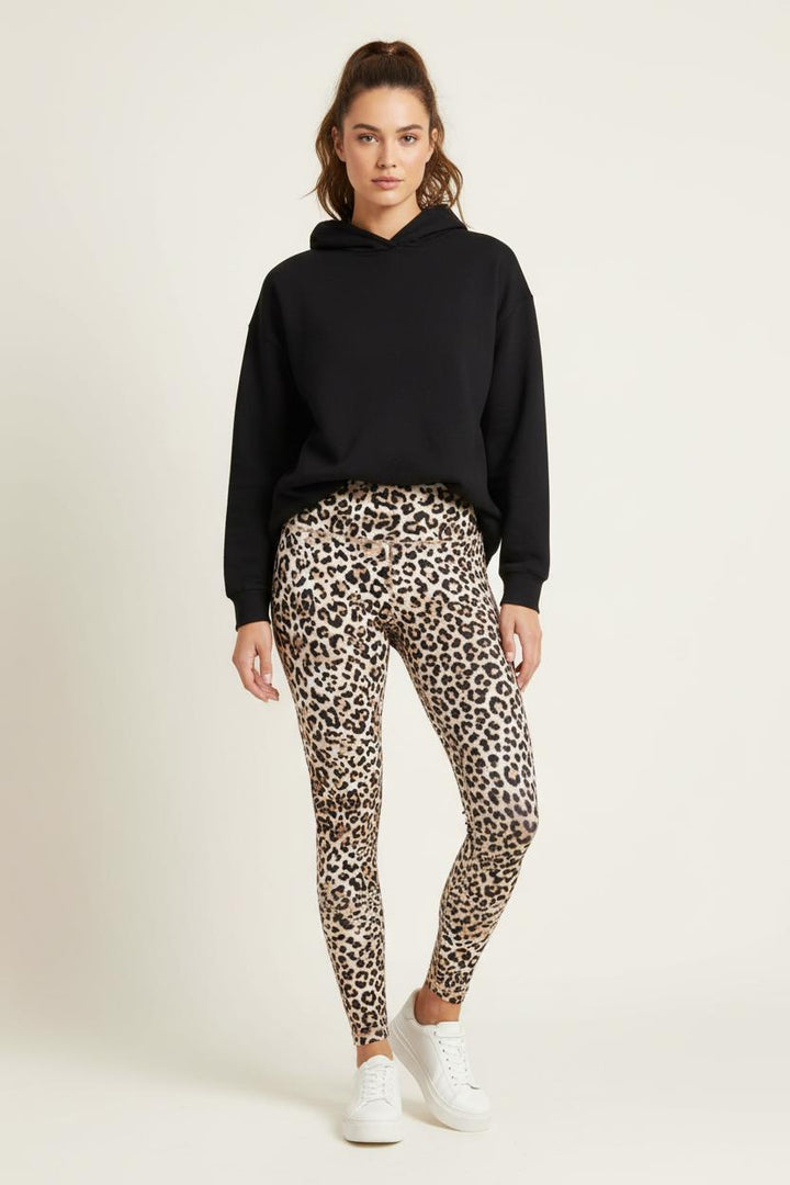 Legging Marron et Noir - Taille M/38 de la marque Imprevu | PARAD97448 - Vendu par Paradigme - Image 1