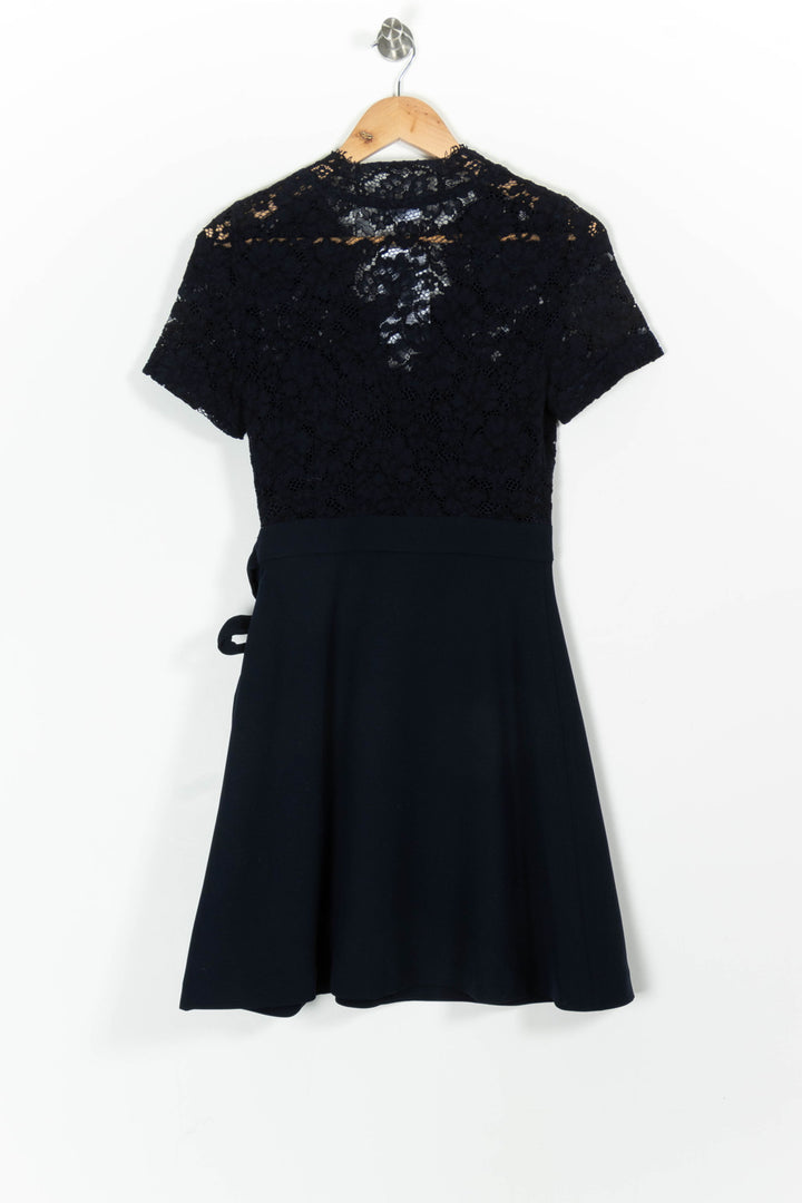 Robe Courte Bleue - Taille XS/34 de la marque Claudie Pierlot | PARAD97450 - Vendu par Paradigme - Image 4