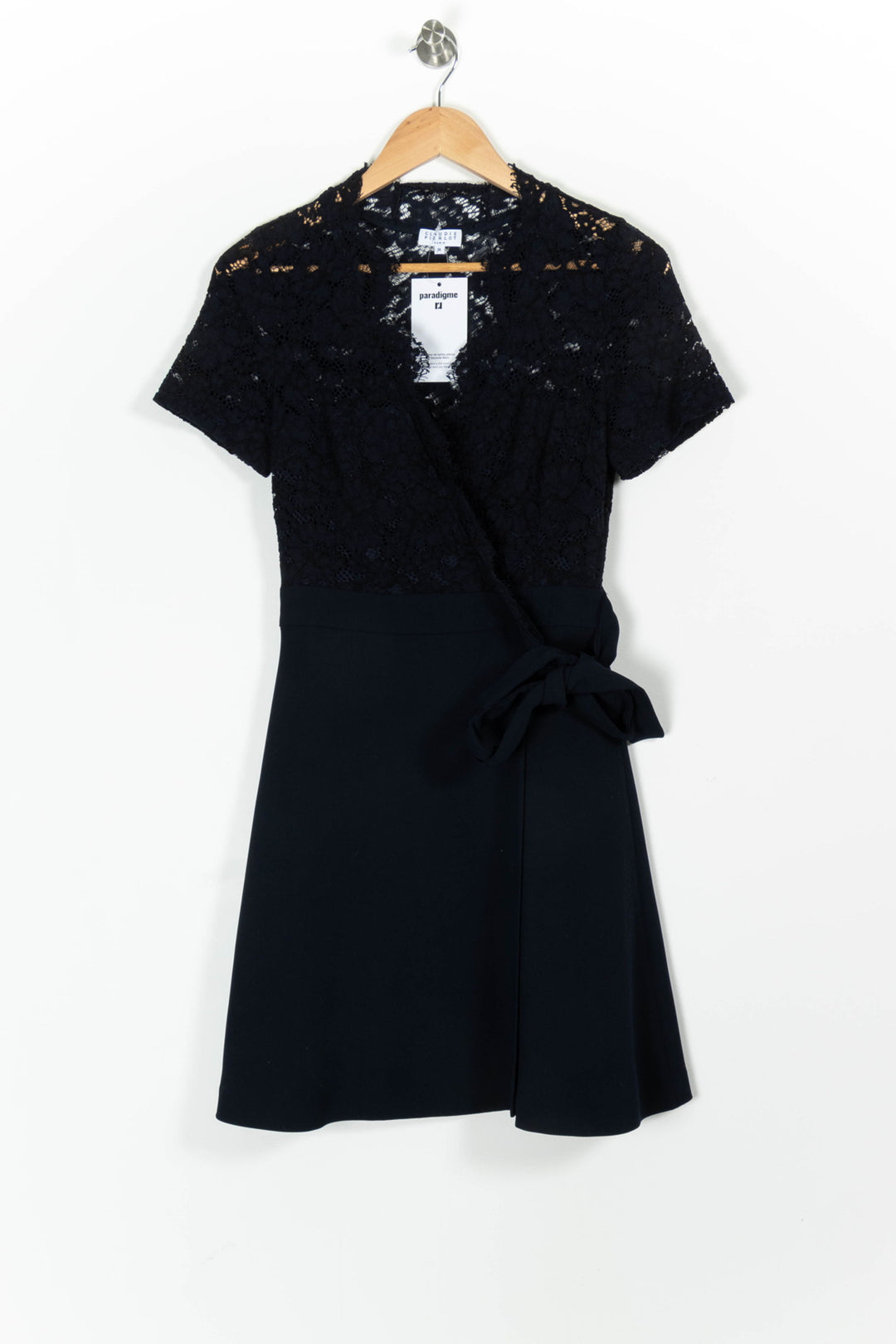 Robe Courte Bleue - Taille XS/34 de la marque Claudie Pierlot | PARAD97450 - Vendu par Paradigme - Image 2