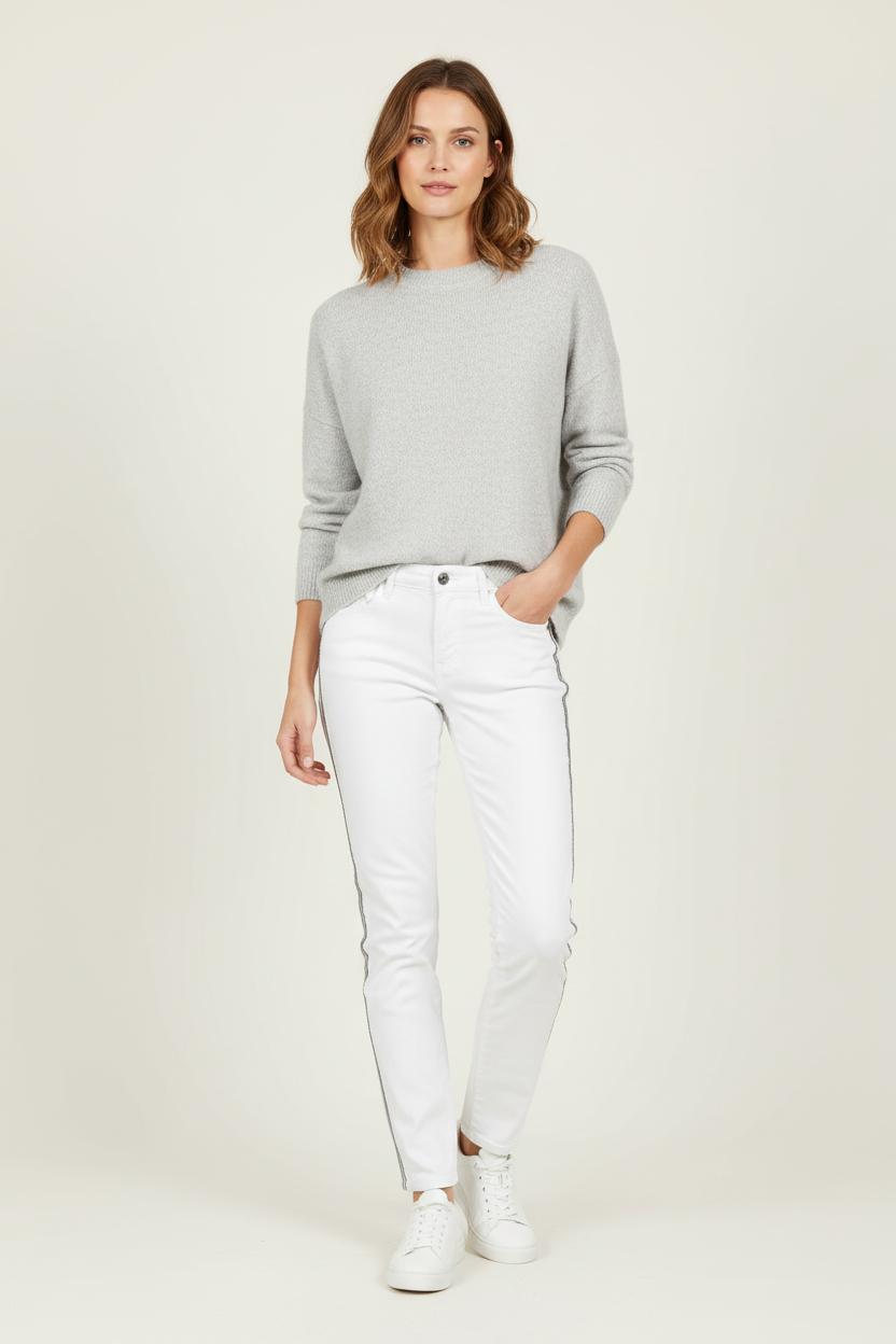 Jean Blanc et Noir - Taille M/38 de la marque Bérénice | PARAD97451 - Vendu par Paradigme - Image 1