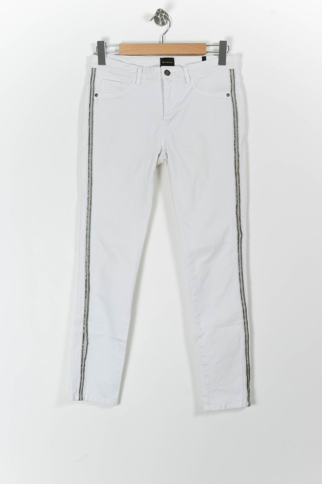Jean Blanc et Noir - Taille M/38 de la marque Bérénice | PARAD97451 - Vendu par Paradigme - Image 2