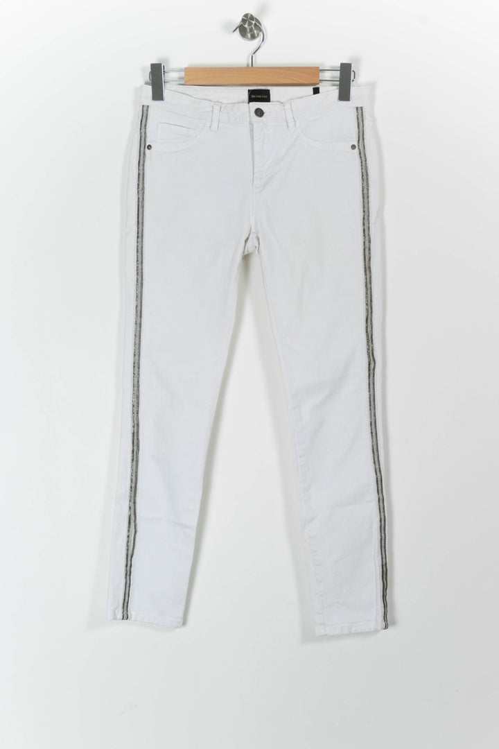 Jean Blanc et Noir - Taille M/38 de la marque Bérénice | PARAD97451 - Vendu par Paradigme - Image 2