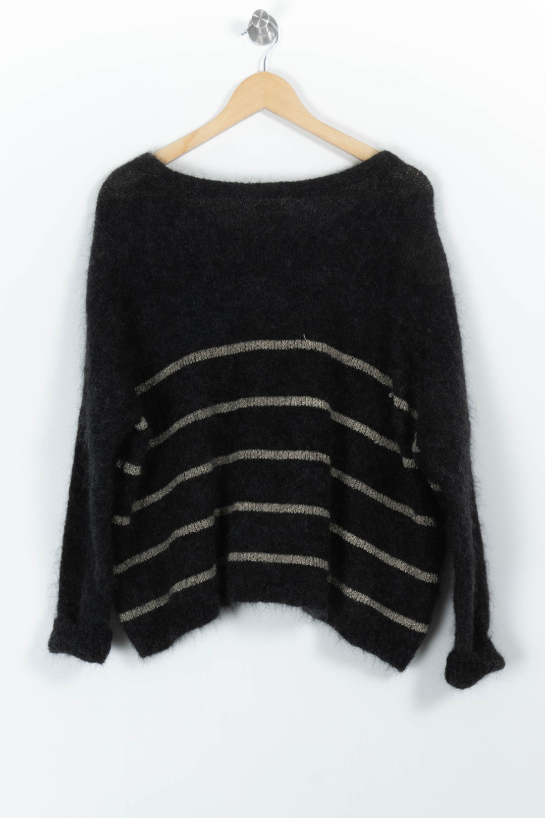 Pull Noir et Beige - Taille M/38 de la marque Des petits hauts | PARAD97455 - Vendu par Paradigme - Image 4