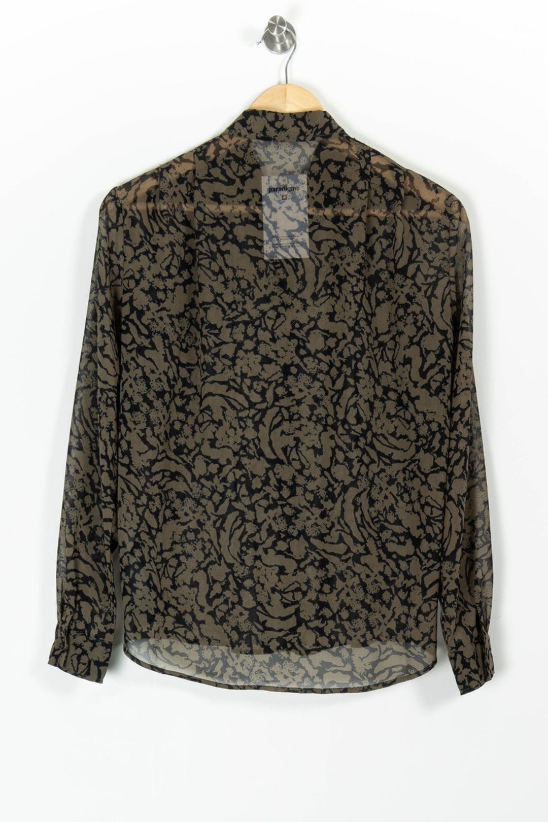 Chemise Kaki et Noire - Taille S/36 de la marque IKKS | PARAD97459 - Vendu par Paradigme - Image 4