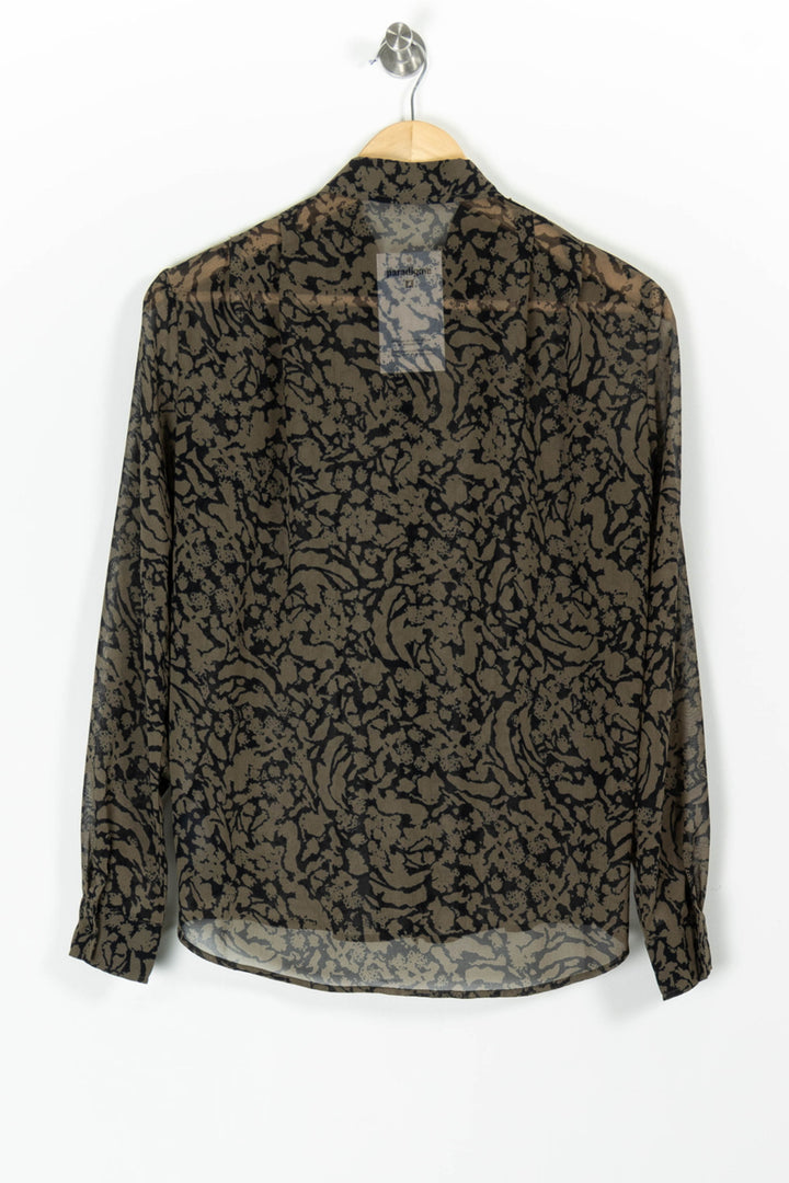 Chemise Kaki et Noire - Taille S/36 de la marque IKKS | PARAD97459 - Vendu par Paradigme - Image 4