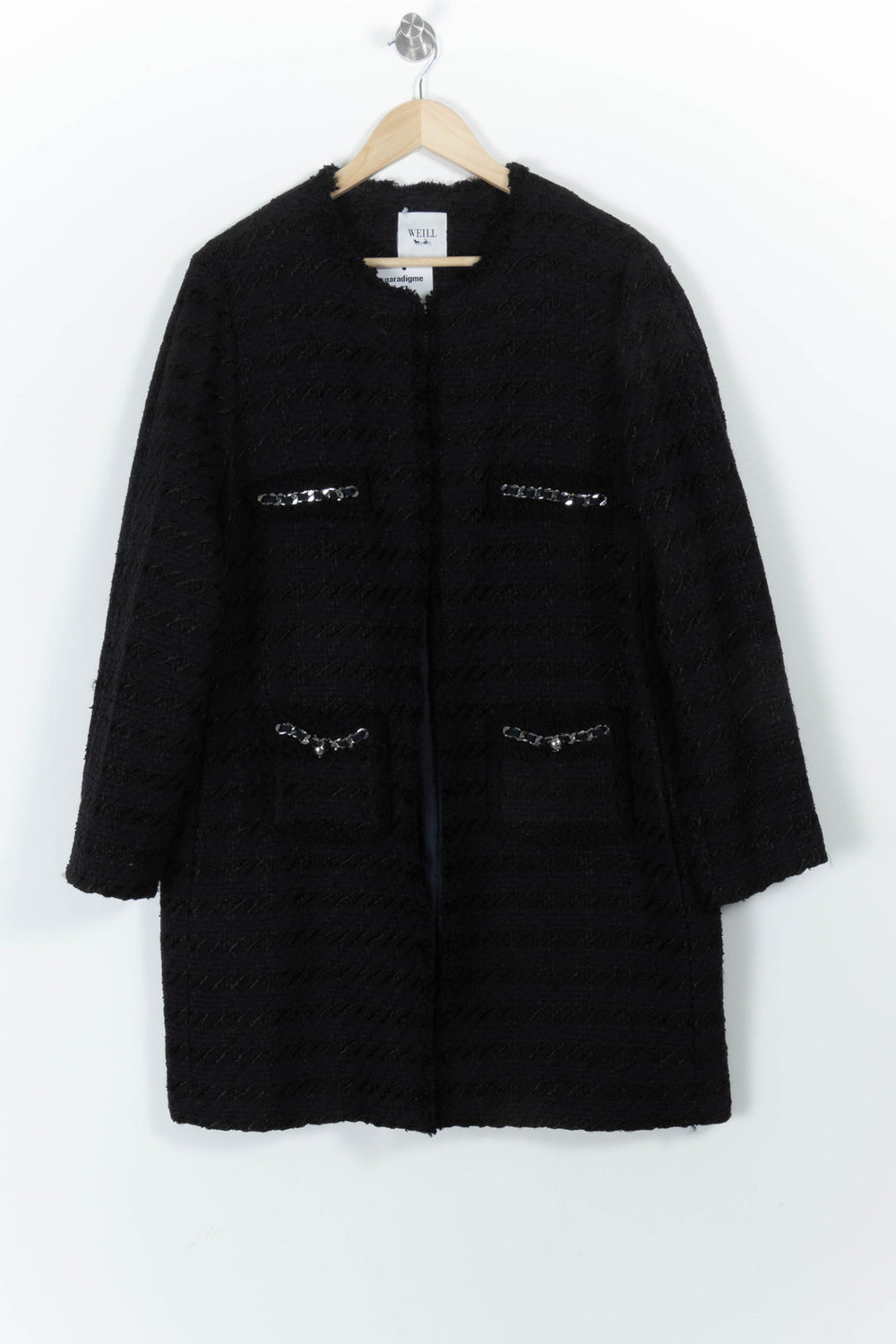 Manteau Long Noir - Taille XXXL/46 de la marque Weill | PARAD97460 - Vendu par Paradigme - Image 2