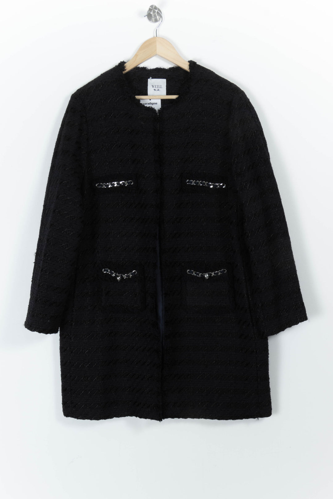 Manteau Long Noir - Taille XXXL/46 de la marque Weill | PARAD97460 - Vendu par Paradigme - Image 2
