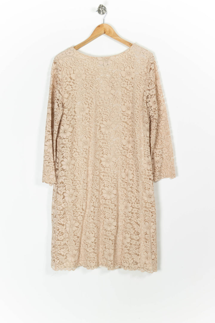 Robe en Dentelle Beige - Taille XXXL/46 de la marque Weill | PARAD97463 - Vendu par Paradigme - Image 4