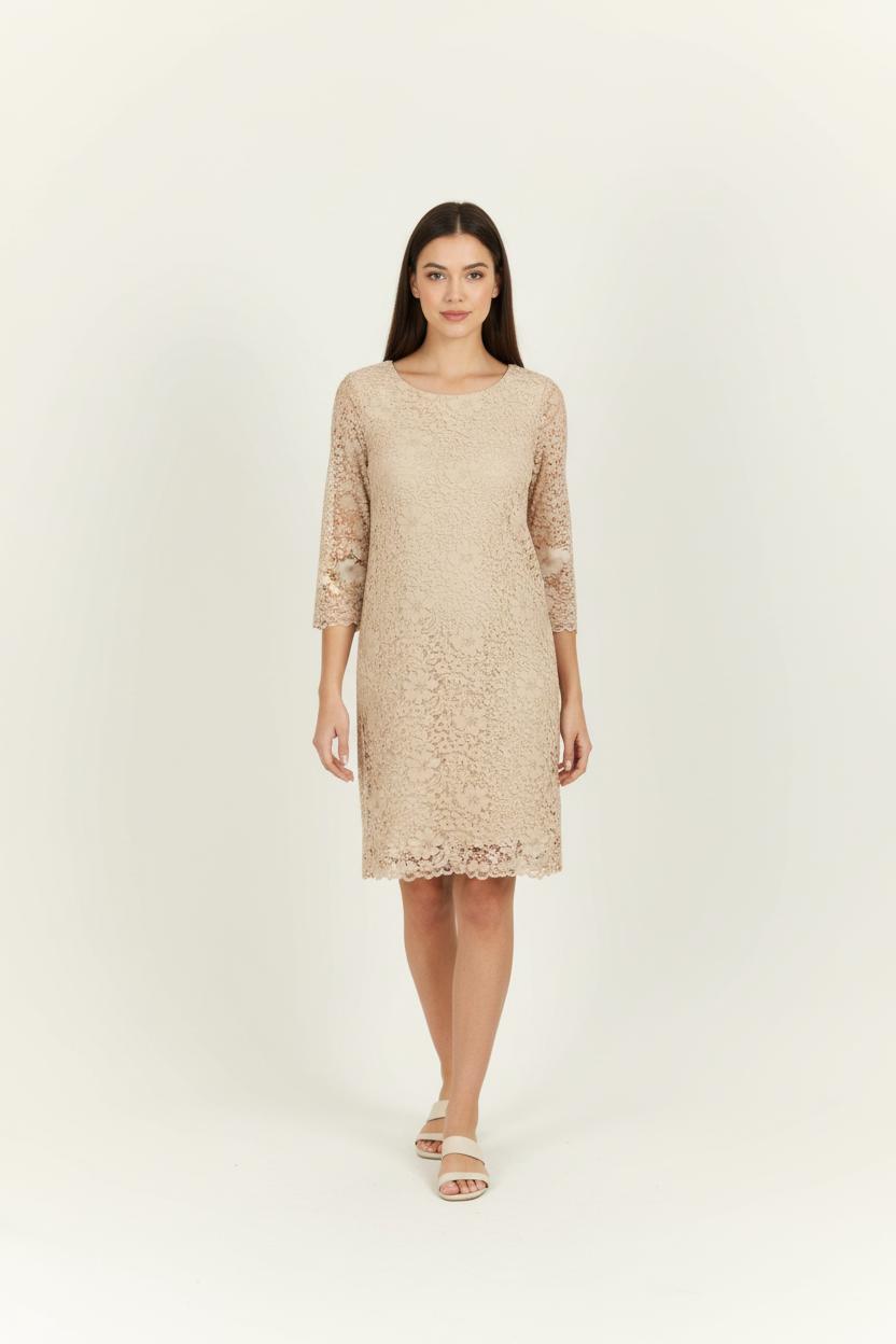 Robe en Dentelle Beige - Taille XXXL/46 de la marque Weill | PARAD97463 - Vendu par Paradigme - Image 1