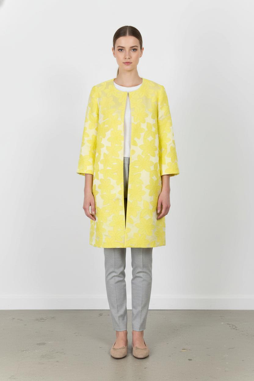 Manteau Long Jaune - Taille XXXL/46 de la marque Weill | PARAD97465 - Vendu par Paradigme - Image 1