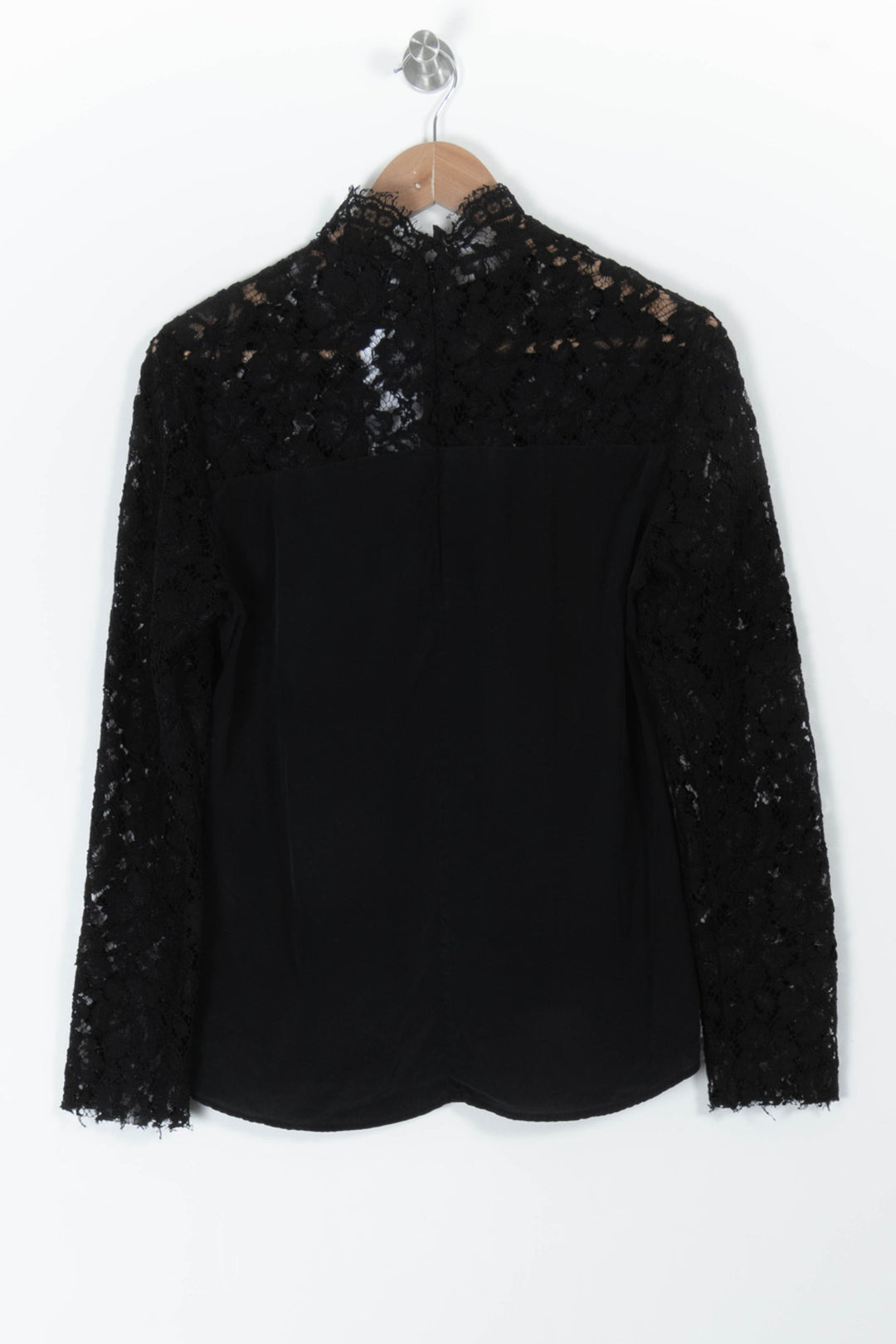 Blouse Noire - Taille L/40 de la marque Sandro | PARAD97467 - Vendu par Paradigme - Image 4