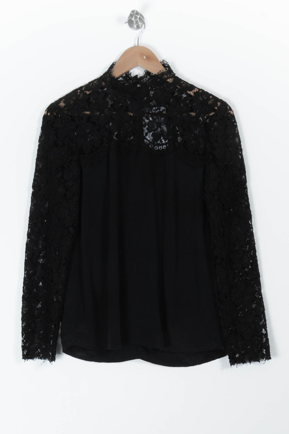 Blouse Noire - Taille L/40 de la marque Sandro | PARAD97467 - Vendu par Paradigme - Image 2