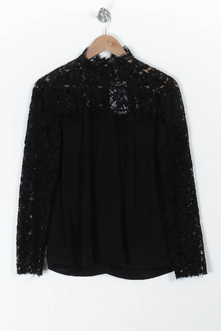 Blouse Noire - Taille L/40 de la marque Sandro | PARAD97467 - Vendu par Paradigme - Image 2
