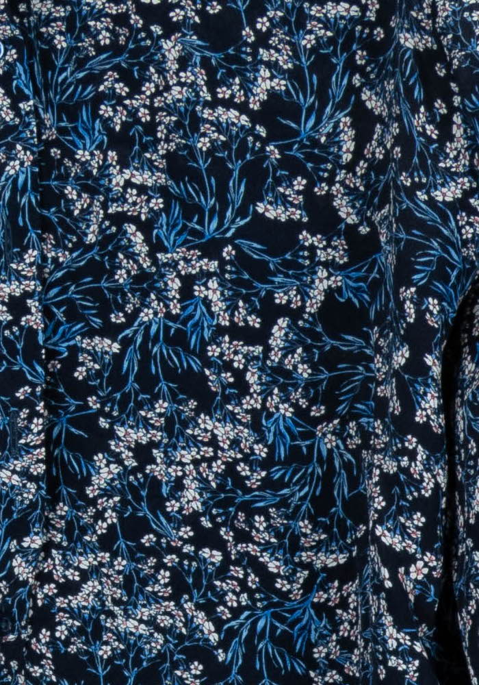 Chemise Fleurie Bleue et Blanche - Taille M/38 de la marque Caroll | PARAD97468 - Vendu par Paradigme - Image 3