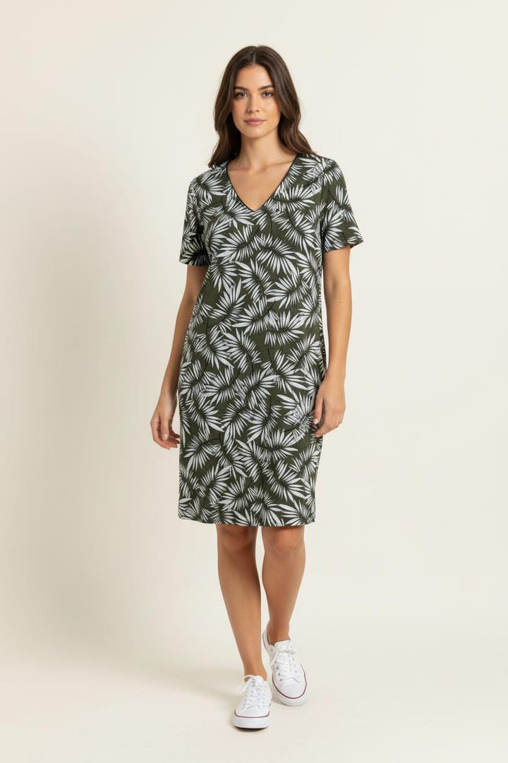 Robe Verte et Blanche - Taille M/38 de la marque La Fée Maraboutée | PARAD97473 - Vendu par Paradigme - Image 1