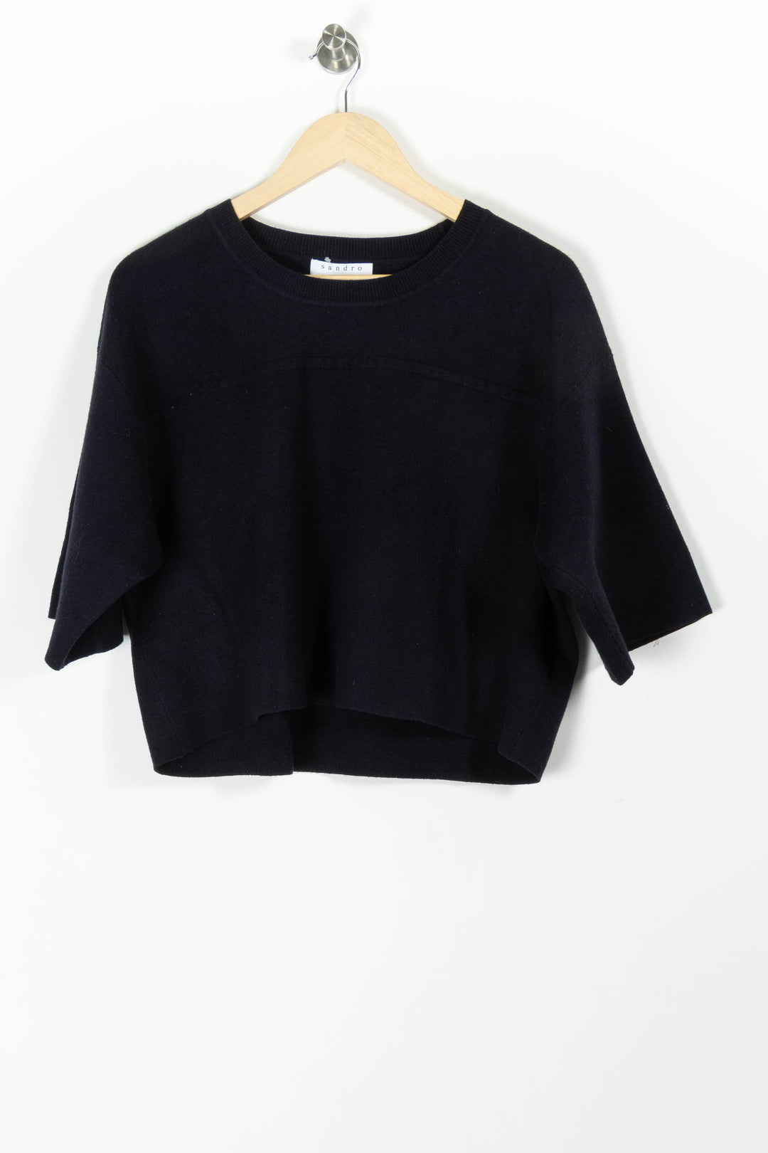 Sweatshirt Bleu - Taille M/38 de la marque Sandro | PARAD97480 - Vendu par Paradigme - Image 2