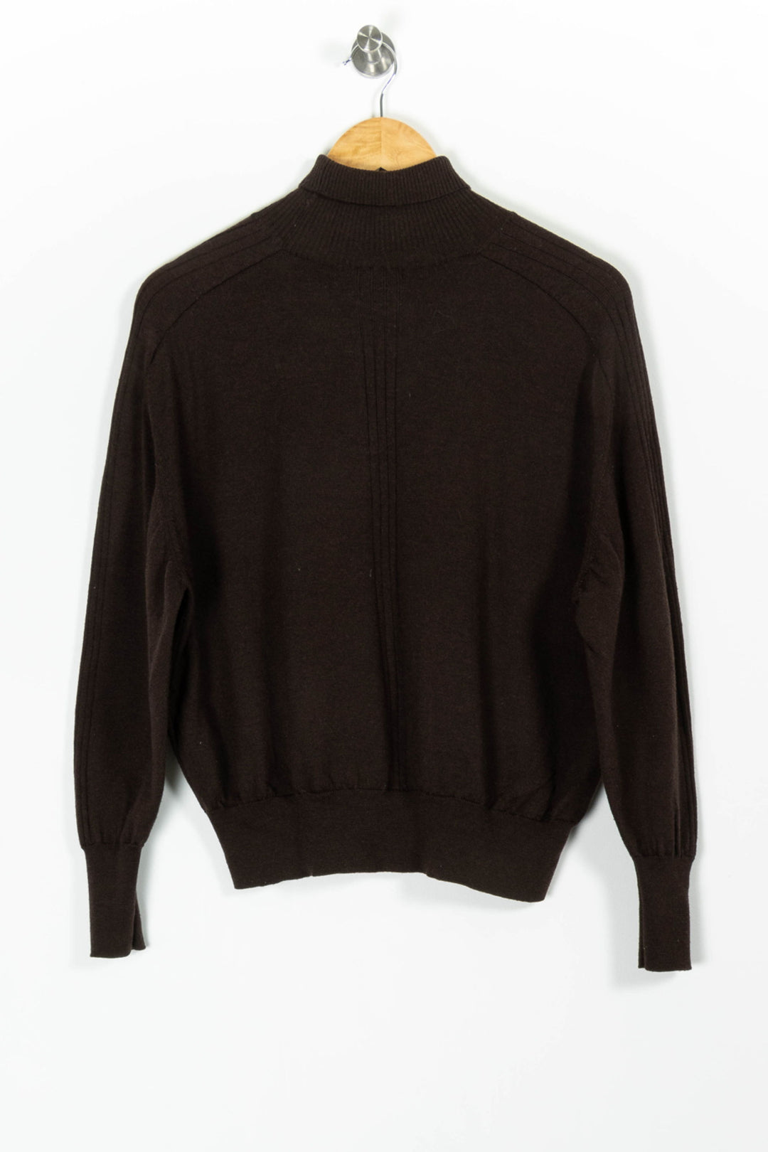 Pull Col Cheminée Marron - Taille S/36 de la marque Soeur | PARAD97482 - Vendu par Paradigme - Image 4