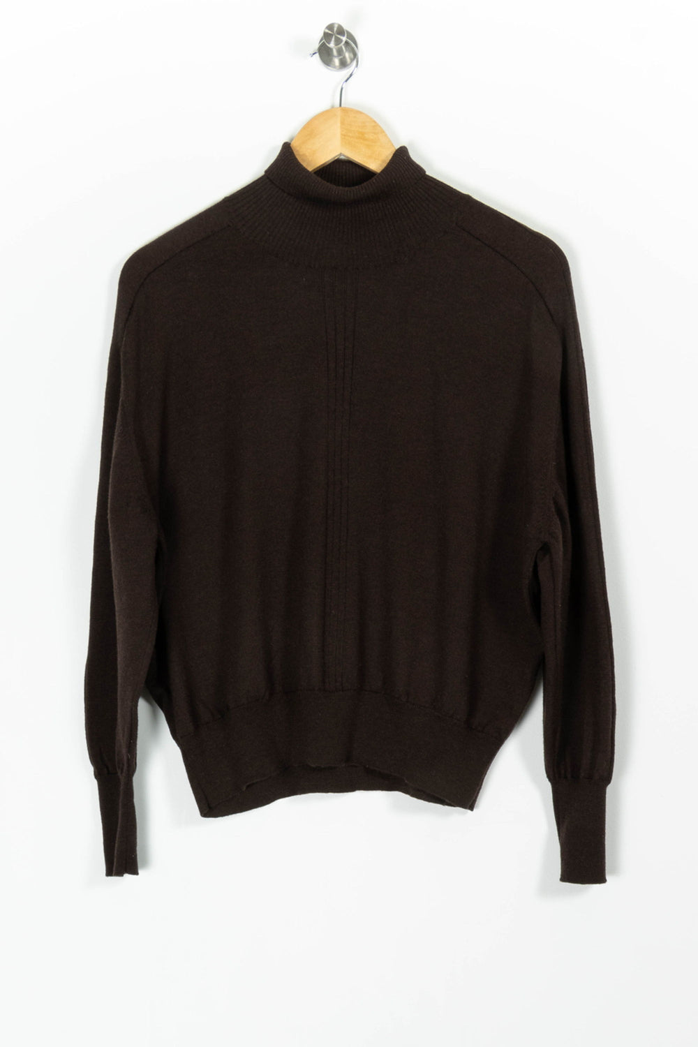 Pull Col Cheminée Marron - Taille S/36 de la marque Soeur | PARAD97482 - Vendu par Paradigme - Image 2