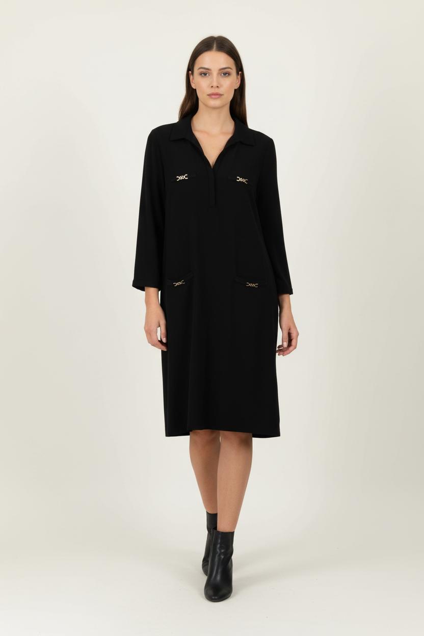 Robe Midi Noire - Taille XXXL/46 de la marque Gerard Darel | PARAD97485 - Vendu par Paradigme - Image 1