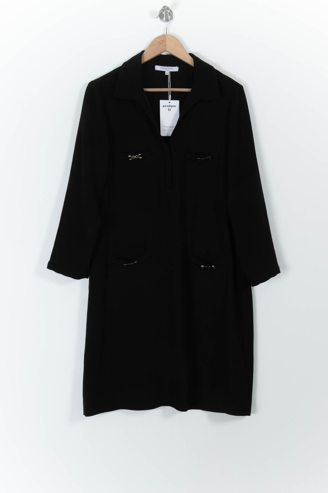 Robe Midi Noire - Taille XXXL/46 de la marque Gerard Darel | PARAD97485 - Vendu par Paradigme - Image 2