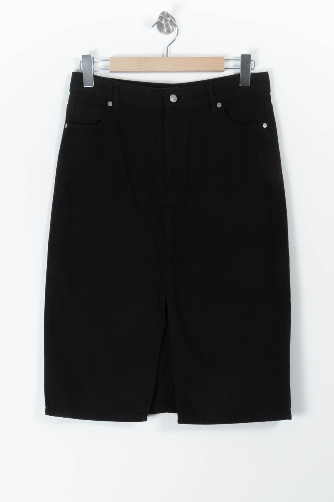 Jupe Crayon Noire - Taille L/40 de la marque ba&sh | PARAD97490 - Vendu par Paradigme - Image 2