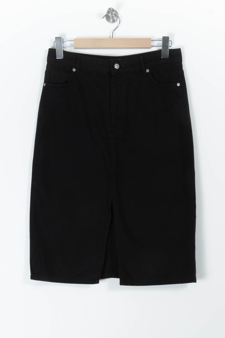 Jupe Crayon Noire - Taille L/40 de la marque ba&sh | PARAD97490 - Vendu par Paradigme - Image 2