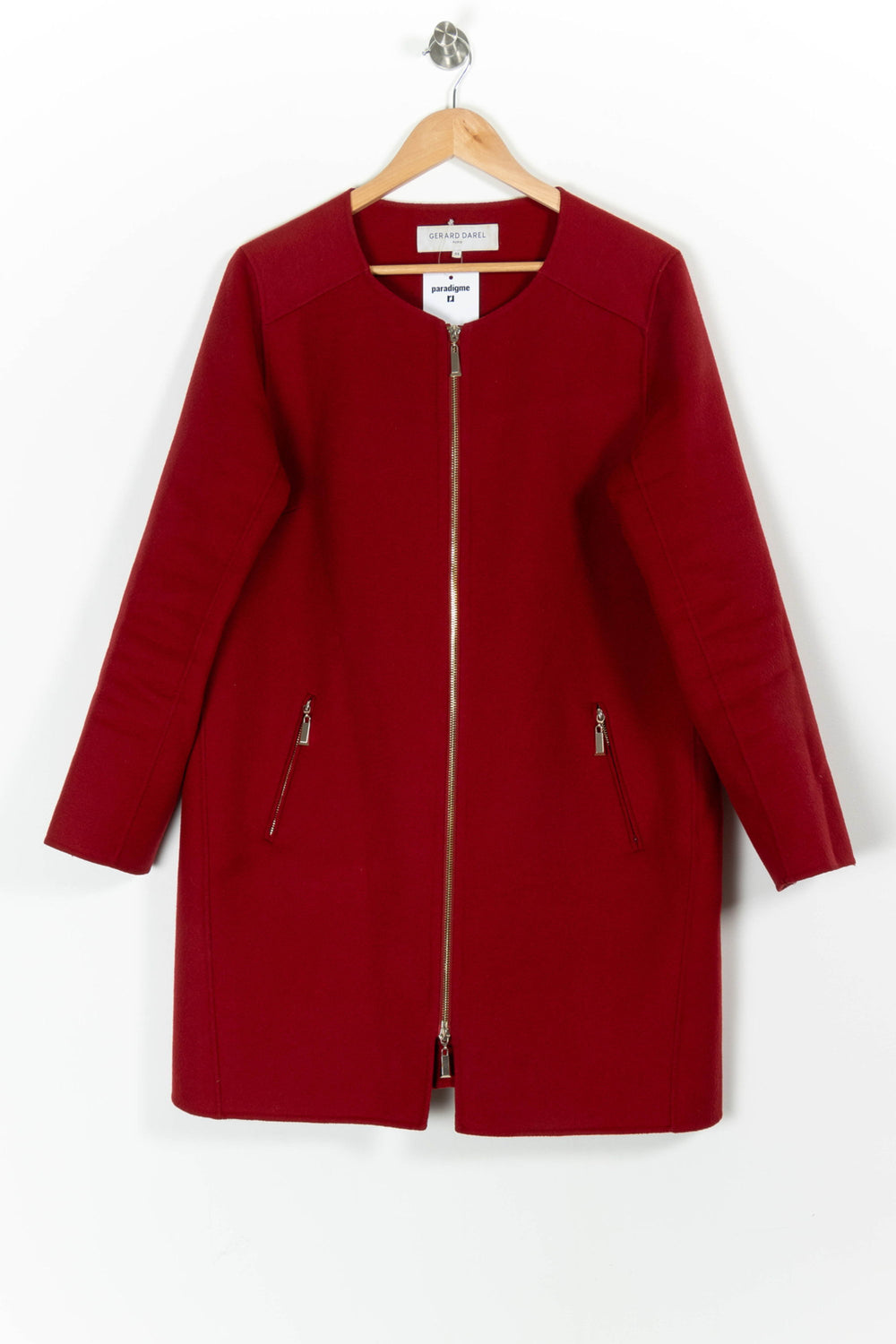 Manteau Bordeaux - Taille XXL/44 de la marque Gerard Darel | PARAD97494 - Vendu par Paradigme - Image 2