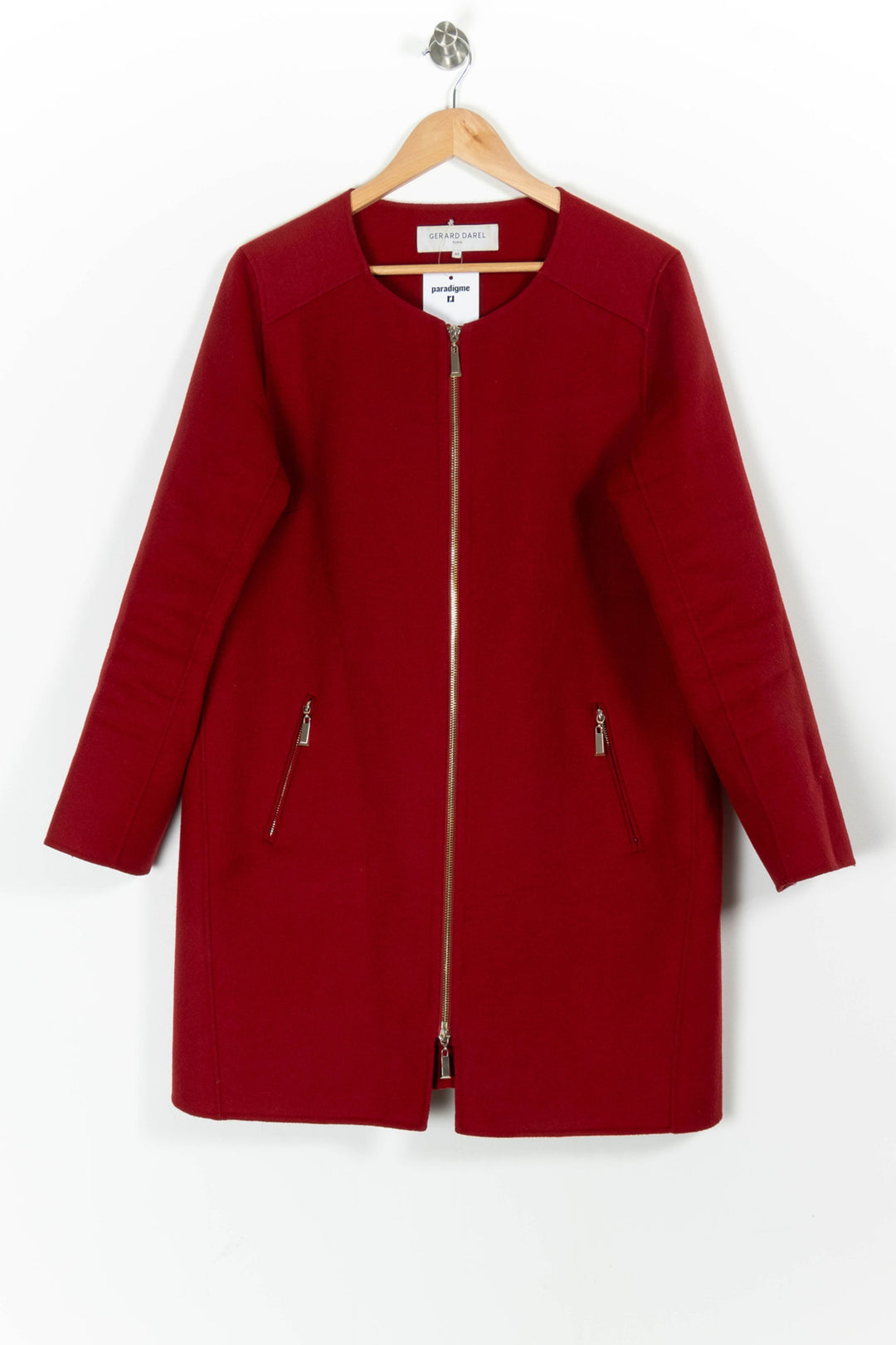 Manteau Bordeaux - Taille XXL/44 de la marque Gerard Darel | PARAD97494 - Vendu par Paradigme - Image 2