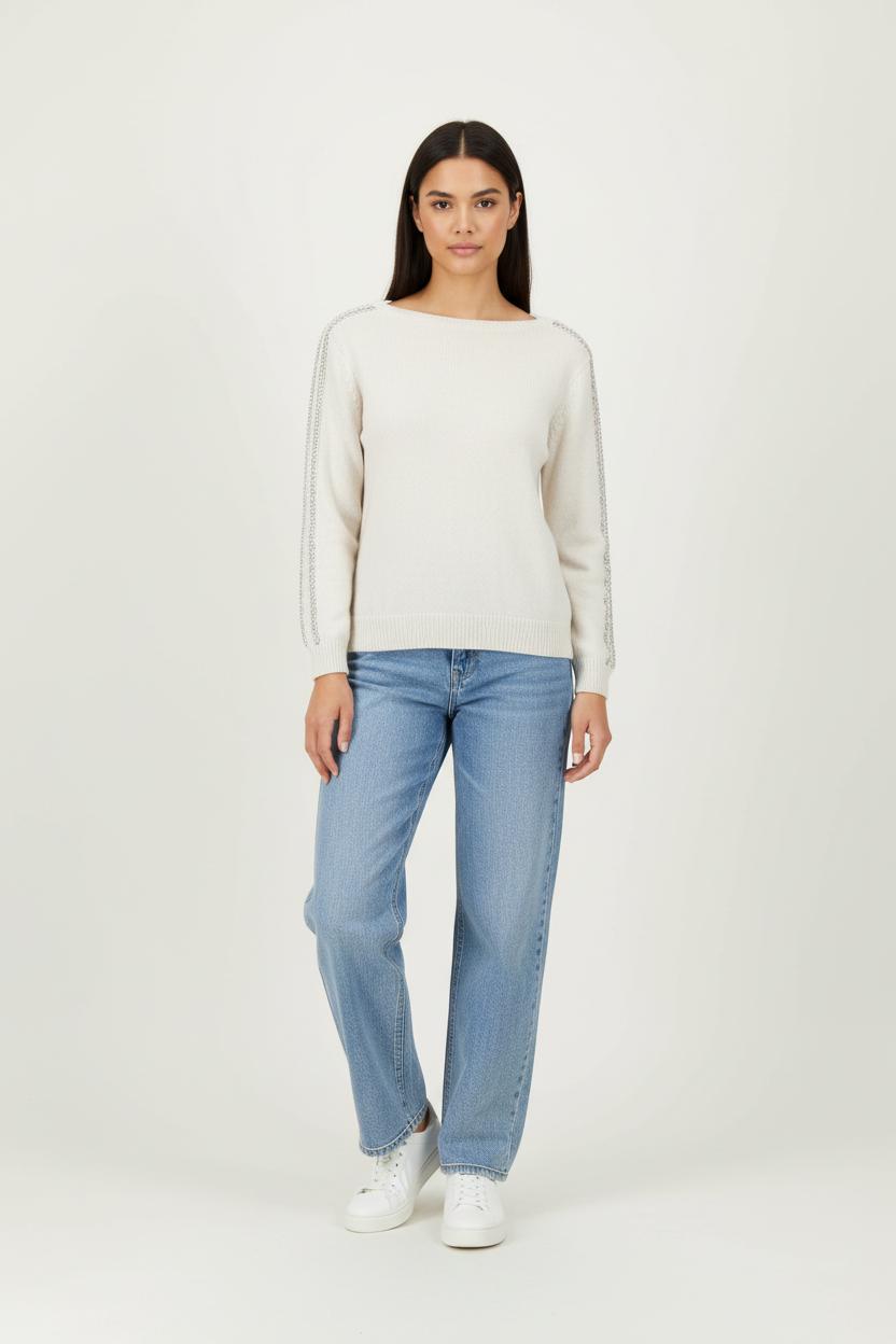 Pull Blanc - Taille S/36 de la marque ba&sh | PARAD97506 - Vendu par Paradigme - Image 1
