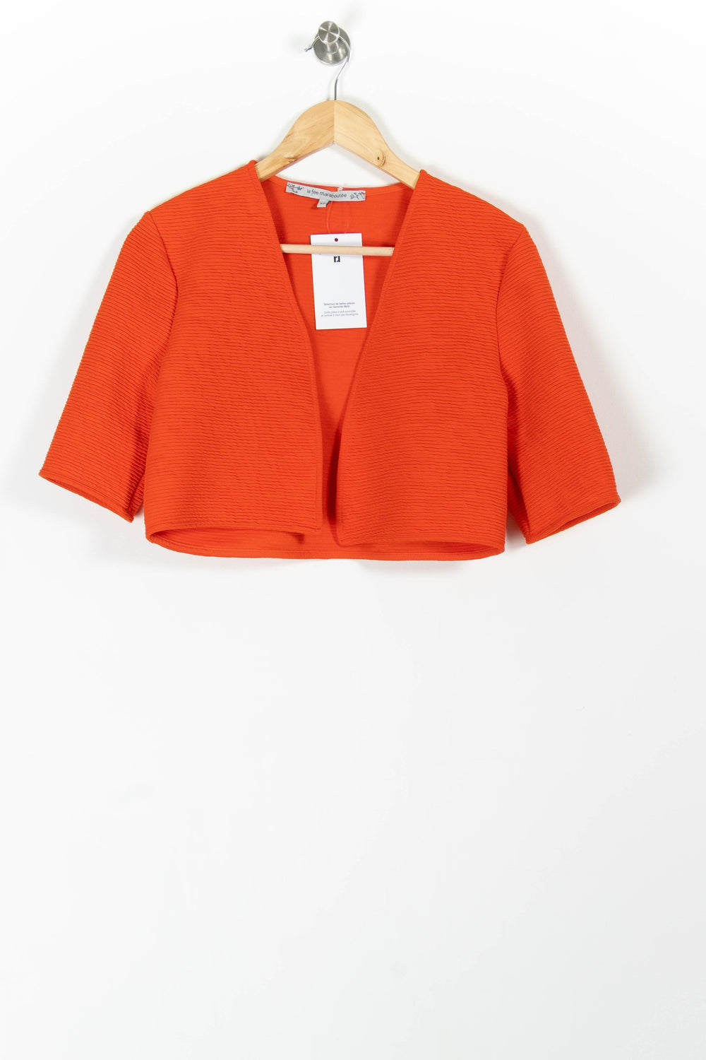 Veste Orange - Taille L/40 de la marque La Fée Maraboutée | PARAD97507 - Vendu par Paradigme - Image 2